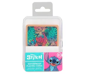 Karty do gry PALADONE Stitch / Karty do gry / Wykończenie wodoodporne / 54 karty / Pudełko plastikowe