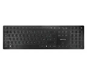 Cherry KW 9100 SLIM czarny / Klawiatura / Układ CZ+ SK / 108 klawiszy / USB-C