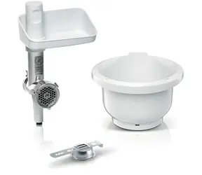 BOSCH MUZS2BS srebrny / Nasadka do maszynki do mięsa / do robotów kuchennych