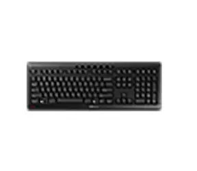 Cherry Stream KEYBOARD WIRELESS czarna / Klawiatura / bezprzewodowa / przełącznik nożycowy / 2,4 GHz / 114 klawiszy / układ EU
