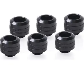 Alphacool Eiszapfen Pro czarny / Złącze śrubowe do hardtube / 13mm / G1/4" / 6 szt.