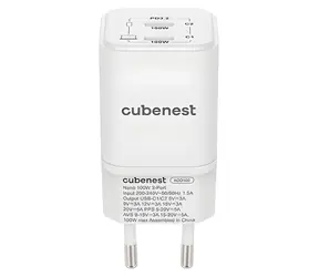 Cubenest PD Nano Adapter 100W biały / Zasilacz / USB-C / PD