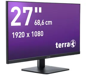 27" TERRA LCD 2727W V3 czarny / Monitor / IPS / 1920 x 1080 / 5 ms / HDMI + DP + USB-C