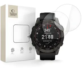 Szkło Tech-Protect Glass Fit+ do Garmin Fenix 7/7 Pro przezroczyste / Szkło ochronne hartowane / 2 szt. w opakowaniu