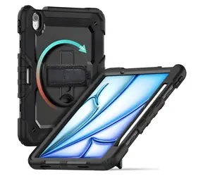 Tech-Protect Solid360 czarny / Etui / Apple iPad Air 11" (2024/2025/2026)