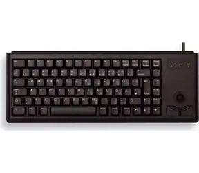 Cherry G84-4400 czarna / Klawiatura z trackballem / przewodowa / USB / układ US