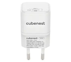 Cubenest PD Nano biały / Zasilacz / 45 W / USB-C / PD