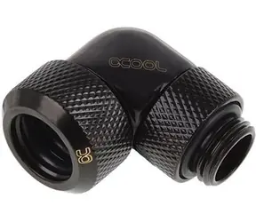 Alphacool Eiszapfen 13mm G1/4 czarny / Złączka / Obrotowa 90° / do chłodzenia hardtube