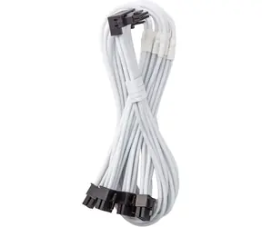 CableMod C-Series Pro biały / Kabel zasilający / 12VHPWR do 4X 8-pinowego PCIe / 90° / Wariant B
