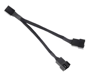 Rozdzielacz Y Silverstone PWM 2-wentylatorowy / kabel rozdzielający / 4-pinowy PWM do 2x 4-pinowy / 10 cm