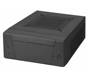 Silverstone SST-ML10B Milo czarny / obudowa PC / mini-ITX / HTPC / 2x USB 3.2 Gen1 / bez zasilacza