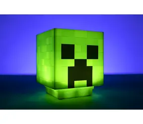 PALADONE Minecraft Creeper Light / światło LED / efekty dźwiękowe / 3 baterie AAA
