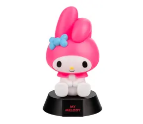 Ikona Paladone Light My Melody / Lampa / Licencja Hello Kitty / 11 cm / 2x AAA