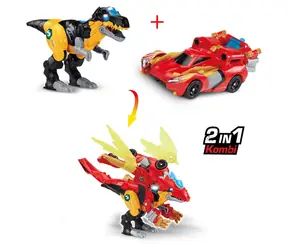 Figurka akcji VTech Switch & Go Combo Mega Dragon / Zamienia samochód i T-Rexa w smoka / Dźwięki i światła / 3-8 lat