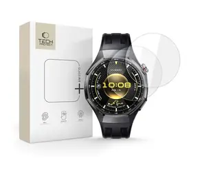 Szkło ochronne Tech-Protect Glass Fit+ transparentne / Szkło ochronne / Huawei Watch GT 6 Pro 46 mm / 2 szt. w opakowaniu