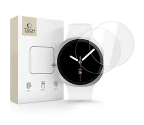 Szkło Tech-Protect Fit+ przezroczyste / Szkło hartowane / Samsung Galaxy Watch 8 (40 mm) / 2 szt.