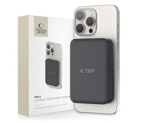 Tech-Protect LifeMag PB11 czarny / Powerbank / MagSafe / 10000mAh / USB-C / 15W