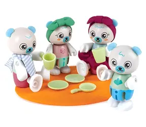 Hape Figures Polar Bear Family E3529 / Figurki do gry / bambus, bioplastik / od 3 lat