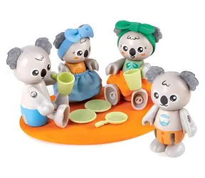Hape Figurki Rodzina Koali E3528 / Figurki do zabawy / bambus, bioplastik / od 3 lat