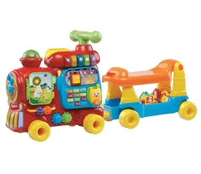 VTech ABC Train 3w1 / Rowerek biegowy, zabawka do ciągnięcia i plansza do gry / od 12 do 36 miesięcy