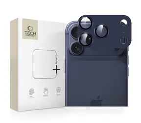 Tech-Protect Camfull Fit+ ciemnoniebieski / Szkło aparatu / Apple iPhone 17 Pro