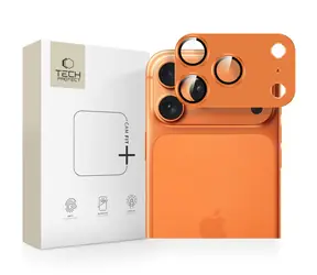 Tech-Protect Camfull Fit+ pomarańczowy / Ochraniacz na aparat / Apple iPhone 17 Pro Max
