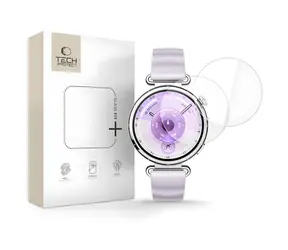 Szkło ochronne Tech-Protect Glass Fit+ transparentne / Szkło ochronne / Huawei Watch GT 6 41 mm / 2 szt. w opakowaniu