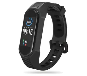 Pasek Tech-Protect Armor czarny / Pasek / do XIAOMI Mi SMART Band 5/6/7 / NFC