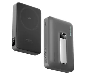 Cuktech WPB100 czarny / Powerbank / Qi2 magnetyczny bezprzewodowy / 30W / 10000mAh / stojak