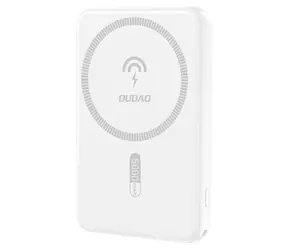 Dudao K14S biały / Power bank / Magnetyczny / 20 W / 5000 mAh / USB-A, USB-C