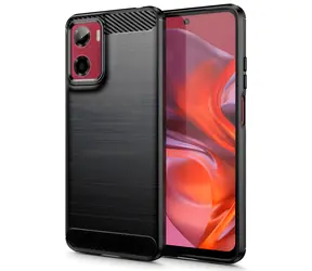Tech-Protect TPUCarbon black / Etui / Motorola Moto G05, E15 / TPU / wzór karbonu