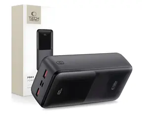 Tech-Protect PB03 czarny / Powerbank / 30000 mAh / 22,5 W