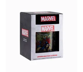 Zestaw prezentowy PALADONE Kubek i skarpetki Spider-Man / Zestaw prezentowy / Kubek 300 ml / Skarpetki