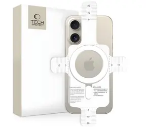 Tech-Protect MagMat biały / pierścień magnetyczny MagSafe / uniwersalny