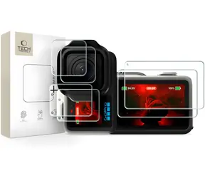 Szkło ochronne Tech-Protect Fit+ do GoPro Mission 1 i Pro / Szkło ochronne i folia / Zestaw 2 szt.