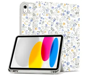 Etui Tech-Protect SC Pen stokrotki z listkami do Apple iPad 10,9" (2022)/11" (2025) / uchwyt na rysik