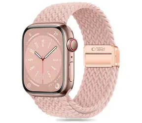 Tech-Protect Nylonmag różowy / Pasek do Apple Watch 4/5/6/7/8/9/SE / 38/40/41 mm