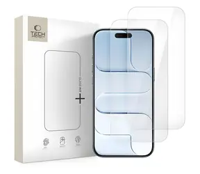 Zestaw 2 szkieł Tech-Protect Glass Fit+ transparentny / Szkło ochronne / Apple iPhone 17 Air
