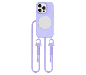 Tech-Protect MagNecklace lawendowy / Etui / Apple iPhone 15 Pro / MagSafe