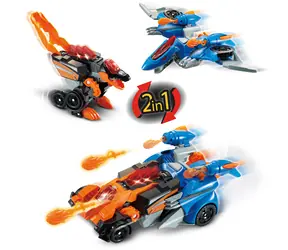 VTech Switch & Go Dinos Spinosaurus i Pterodaktyl Figurka akcji / 2 w 1 transformacja w samochód / Dźwięki i światła / 3-8 lat