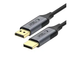 Tech-Protect UltraBoost czarny / kabel DisplayPort / 2 m / 4K/60Hz