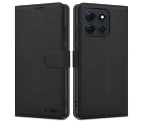 Etui Tech-Protect Wallet czarne / Etui / Motorola Moto G86 5G / Portfel