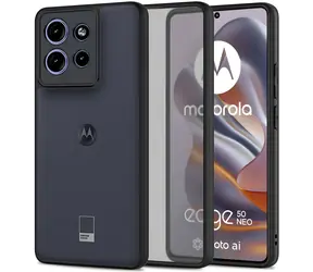 Tech-Protect MagMAT czarny / Etui ochronne / Motorola Edge 50 Neo / Uchwyt magnetyczny