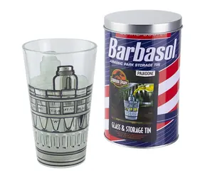 Szkło Paladone w puszce Jurassic Park / Szkło / 450 ml / nie nadaje się do mycia w zmywarce