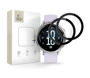 Szkło ochronne Tech-Protect Flex+ Garmin Venu 4 41 mm czarne / Szkło ochronne / Hybrydowe / 2 szt.