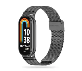 Pasek Tech-Protect MilaneseBand czarny / pasek Milanese / do XIAOMI SMART Band 8, 8 NFC