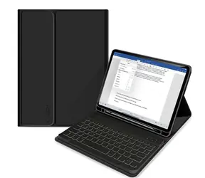 Pióro Tech-Protect SC Pen + klawiatura czarne / Etui z klawiaturą / Apple iPad 10,9" (10. generacja, 2022) / uchwyt na rysik