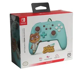 Kontroler przewodowy PowerA Enhanced Tom Nook / Kontroler do gier / przewodowy / Nintendo Switch