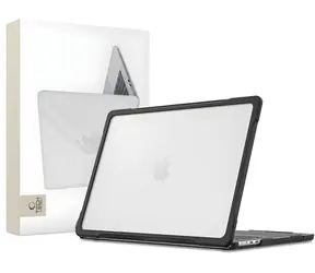Etui Tech-Protect Velar transparentne czarne / do MacBooka Air 15" 2023-2026