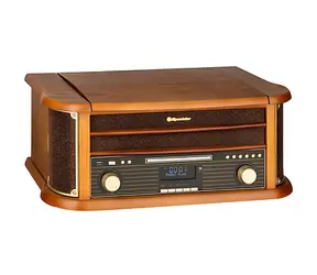 Roadstar HIF-1993D+BT / Wieża retro / Gramofon / CD/MP3/USB / Kaseta / DAB+/FM Bluetooth / 2x5W RMS